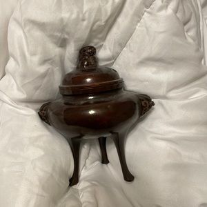Copper incense holder